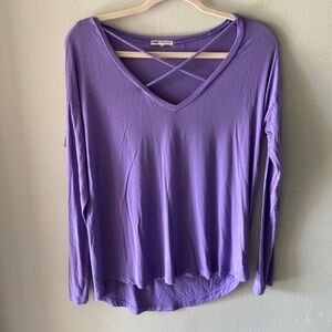 VS PINK Purple Top. Size M